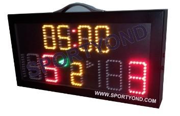 China Led electronic digital futsal portable scoreboard for sale