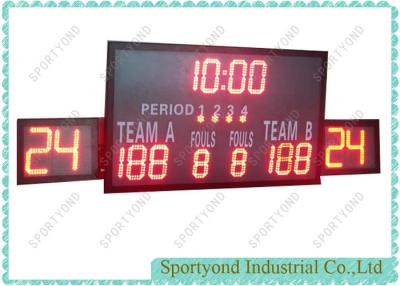 China High School Basketball Scoreboard with Wireless Control and 24 sec shot clocks timer for sale