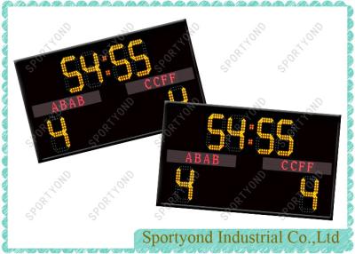 China Indoor Outdoor Led Electronic Football Scoreboard For Five-A-Side Futsal Match for sale