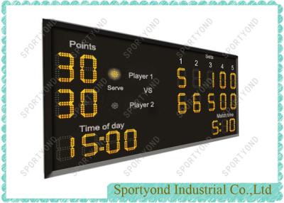 China Tennis Scoreboards , Tennis Court Scorer , Sports Scores Maker for sale