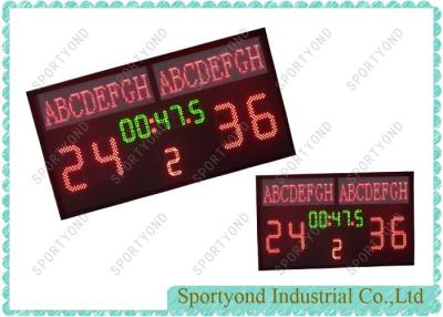 China Aluminum Housing LED Handball Scoreboard With Team Name for sale