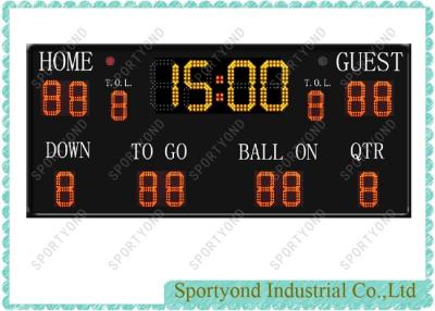 China American Football Led Electronic Scoreboard With Score Timer for sale