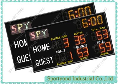 China Australian Rules Football Game Electronic LED Scoreboard Display for sale