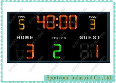 China Sports Electronic Digital LED Scoreboards For Futsal / Indoor Football for sale