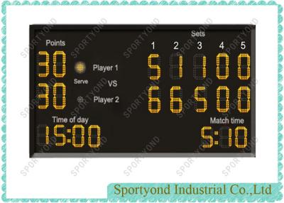 China Electronic Tennis Courts Scoreboard W Wireless Tennis Player Score Boards for sale