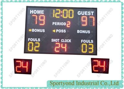 China Gymnasium Hall LED Electronic Basketball Wireless Scoreboard Sports In College for sale