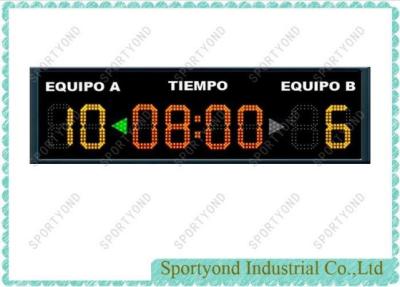 China Stadium Hall Wireless LED Digital Scoreboard with Time Display for sale