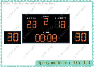 China Digital LED Electronic Water Polo Scoreboard With Shot Timer Wireless Controller en venta