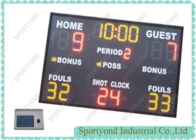 China Basketball Courts Scoreboard For Sports Scorekeeper Wireless Controller for sale