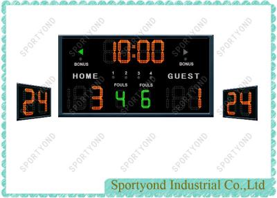 China Electronic Basketball Game Scoreboards Sign And 24 Shot Timer for sale