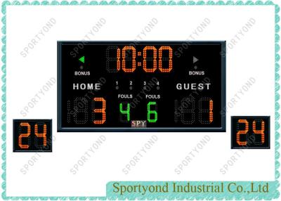 China Wireless Remote LED Digital Basketball Match Scoreboards Cards for sale