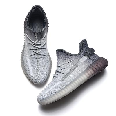 China New Original Design 2021 Anti-skid 350 V2 Women's Sports Shoes Reflective Yeezy Custom Brand Logo Running Mens Sneakers for sale