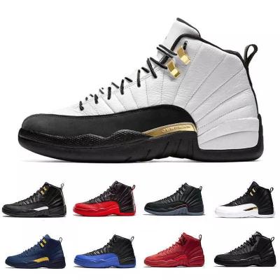 China Retro Men's Lightweight Basketball Shoes Bred 12 Retro Sneakers AJ Royalty Flu Game 12 Retro Shoes for sale