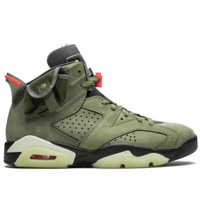 China High Quality Anti-slip Mens Basketball Shoes Brand Aj6 Retro 6 Travis Scotts Sports Shoes Sport Sneaker for sale