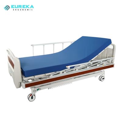 China Clinic MMB-2093 factory price health care adjustable crank manual medical hospital bed adult hospital bed in low price for hospital supply for sale