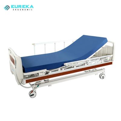 China 3-Function Clinic EMB-2043 Electric Adjustable Medical Nursing Bed Hospital Electric Lifting Clinical Bed with 3 Positions Adjustment for sale