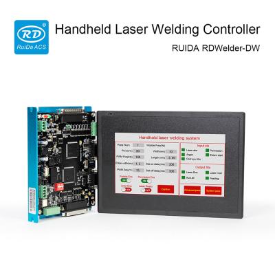 China RUIDA RDWelder-DW Controlador de Soldadura a Laser Controlador de Soldadora a Laser Portátil de Estação Dupla à venda