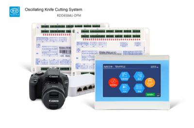 중국 이중 빔 큰 시각 오시일레이팅 칼 절단 기계 컨트롤러 Ruida RDD6584U-DFM 판매용