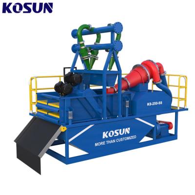 China Sludge Separation Desenders/cyclone sludge desander mud separation/TBM and bored pile Desander plant for sale