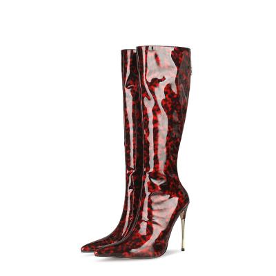 China Other Women's Winter Shoes Ladies Women 2021 High Heel Boot Knee High Boots for sale