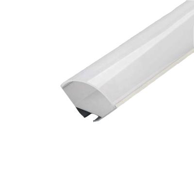 China Decorations supplier manufacturers triangular led profile aluminum extrusion can be installed in the corner for LED strips for sale