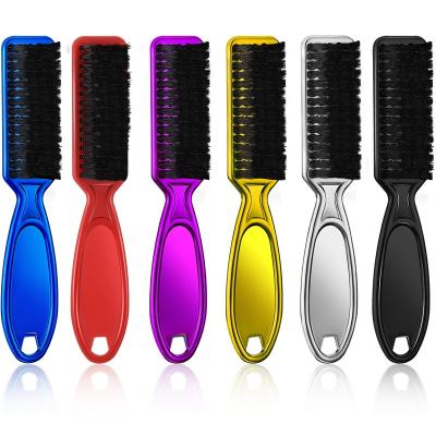 China Home Salon Hair Nail Hands Clean Plastic Nylon Bristle Barber Brush Clipper for sale