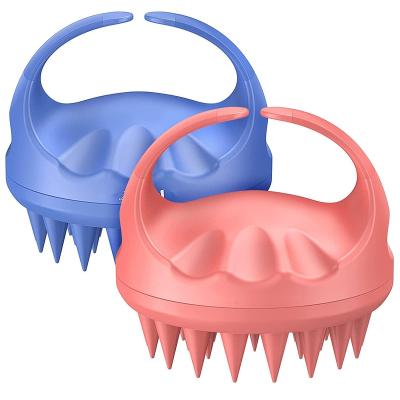 China Home Use Amazone Soft Head Silicone Soft Head Waterproof Hot Selling Scalp Massage Shampoo Clean Brush for sale