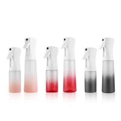 China Customized Mini 160ML 300ML Hair Spray Fine Spray Spray Bottle Plastic Continuous Facial Hair Mist Sprayers for sale