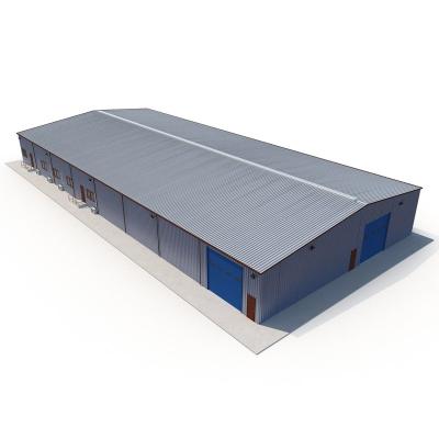 China Prefab Industrial Steel Workshop Warehouse /Steel Structure Prefab Building for sale