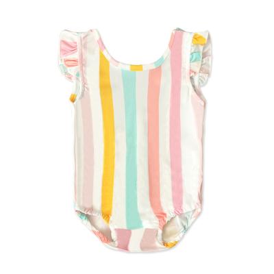 China 2022 OEM Style Swimming Suit Baby Kids Princess Little Girls Swimsuit Children's Swimwear Baby Kids Beach Wear Two Piece Swimwear for sale