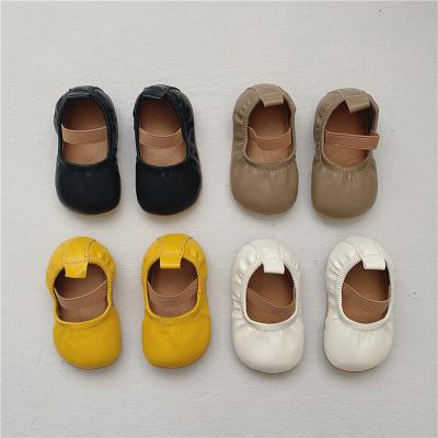 China Other INS spring and autumn baby shoes baby comfortable soft soled walking shoes boy and girl retro treasure shoes small leather for sale