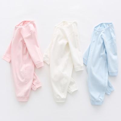 China GOTS Fabric Organic Spring OEM Style Cotton Romper Jumpsuit Jumpsuit Boys And Girl Newborn Pajamas Set Romper Baby Clothes Wholesale for sale