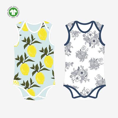 China Wholesale Newborn Romper Set Boys Overalls Jumpsuit Cotton Romper OEM Style Baby Clothes GOTS Organic Spring Fabric and Girl Pajamas for sale