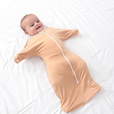 China Lovely Cotton Breathable OEM Service Plus Size 100% Printed Bamboo Spandex Winter Baby Sleeping Bag Knitting Zipadee-Zipper Wrap for sale