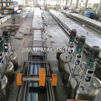 China Full automatic hotels JINLU acrylic solid surface production machine, artificial stone Corian production line, artificial marmol maquina for sale