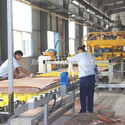 China Automatic Acrylic Quartz Stone Wall JINLU Production Line for sale