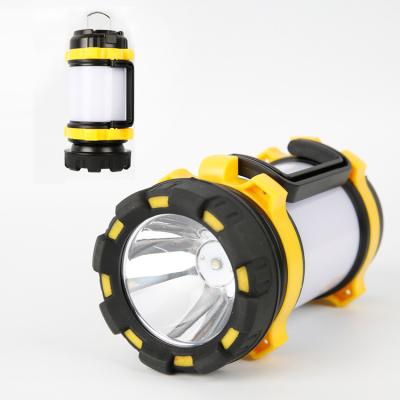 China Two Way LANDSCAPE 6 Modes Power Bank Hook Of Hanging Rechargeable LED Lantern Flashlight for sale