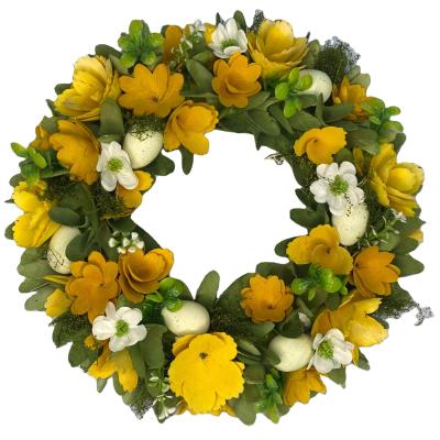 China YB Eco-Friendly Wholesale Indoor Decoration Scrap Flowers Elegant Garlands Beautiful For Festival Hanging Garlands for sale