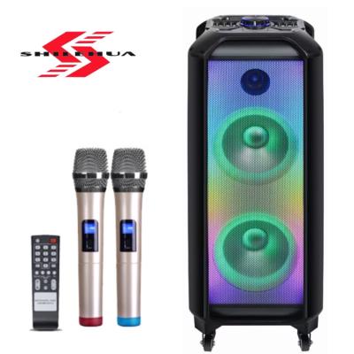 China None features lighting noise, heavy bass, with dual microphone cart speaker for sale