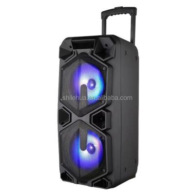 China No 10 Inch Dual Cart Karaoke Wireless Speaker Box for sale