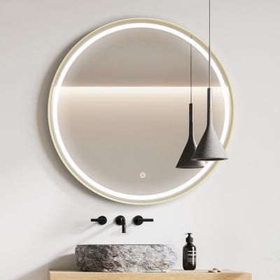 China Contemporary Hotel Bathroom Acrylic Wall Led Mirror Light Touch Modern CE RoHs for sale