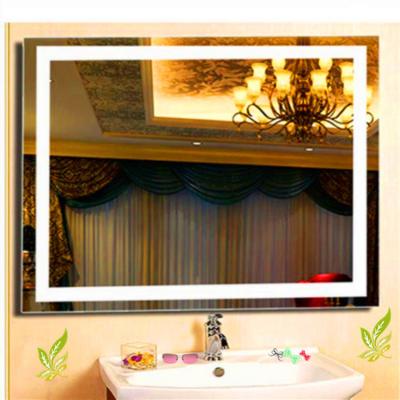 China Art Unique Hot Selling Modern Large Waterproof Rectangle Led Wall Light Integral Mirror for sale