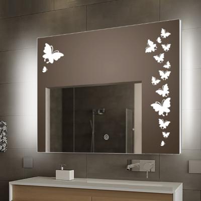 China Wholesale Scandinavian China Mirror Factory Bathroom Lighting With Butterfly For Bedroom for sale