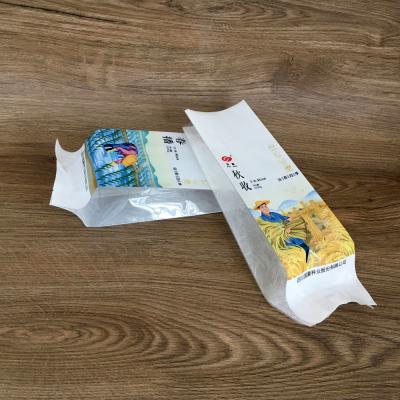 China Wheat Recyclable Package Plastic Recyclable Barrier Gusset Side Bags For 25kg 50kg Rice Packing Bags for sale