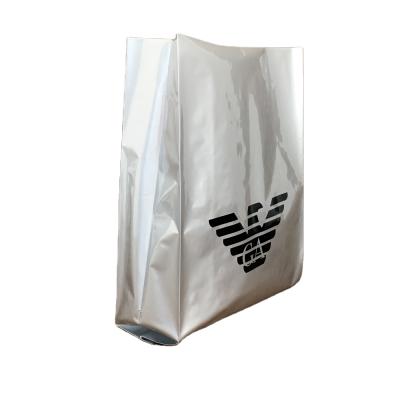 China PET/AL/PE Customized Fin Seal Side Gusset Bag Laminated Middle Sealing Side Gusset Aluminum Foil Eco Bag for sale