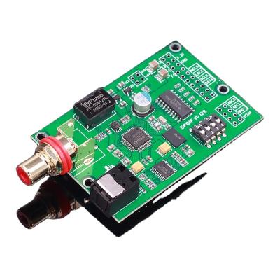 China Amanero Module Coaxial Digital Interface IIS I2S Board to IIS Coaxial I2S to Optical Fiber Interface to Coaxial Board for sale