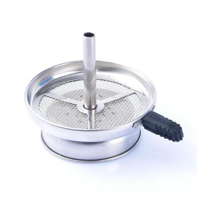 China Hookah Accessories Stainless Steel Shisha Charcoal Holder Charcoal Dish Diameter 9.4cm for sale