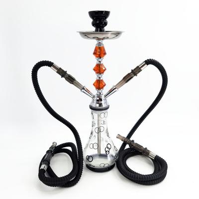 China Customization Arabic Chicha Sheesha Kit Pipe Acrylic Hookahs Accessories Newest Design Novelty Hookah Shisha Shisha Double Tube Hookah for sale