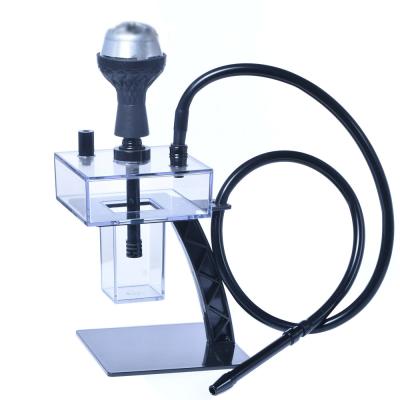 China Wholesale Square Novelty Hookah Hookah Cube Shisha Box Chicha Hookah LED Light Acrylic Light Shisha Sheesha Nargile for sale