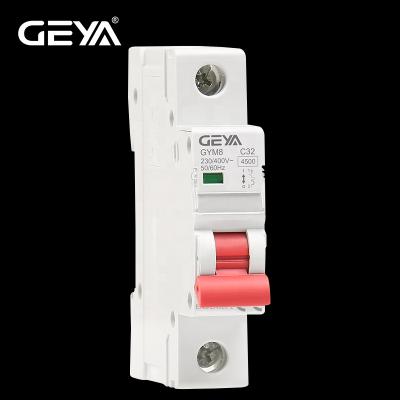 China Because Innovative Din Buy C D GEYA AC DC Type Online Rail Mini Circuit Breakers 4Pole 63A MCB 400V 415V for sale